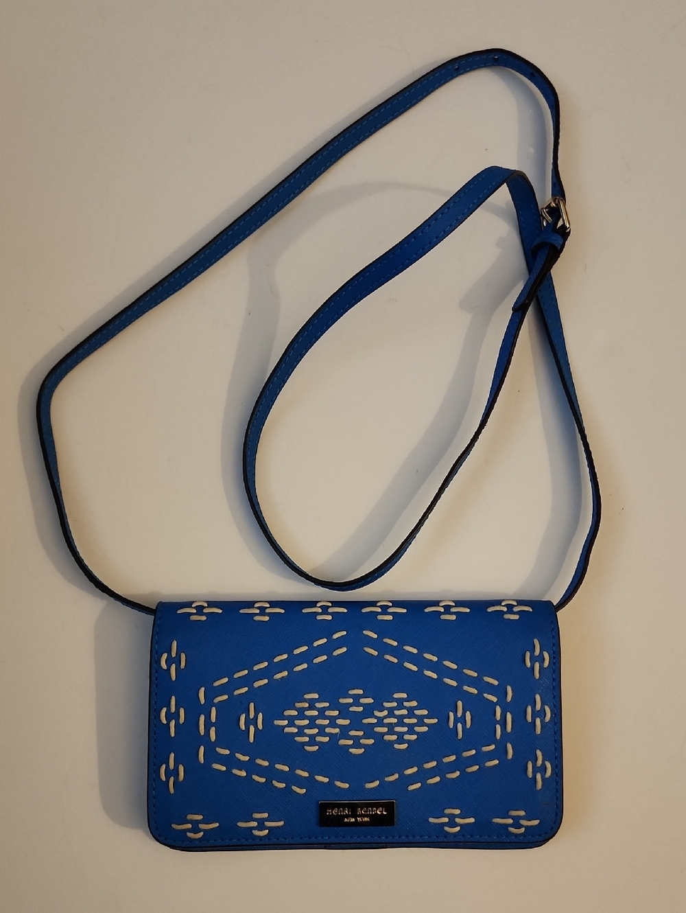 Henri Bendel West 57th XL Whipstitch Crossbody.